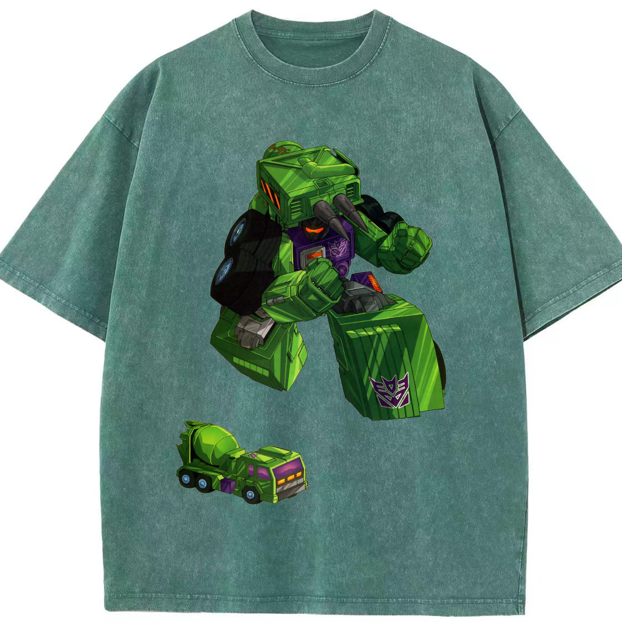 （画像用）  綿100% ヴィンテージ風 半袖Tシャツ（フロントプリント）